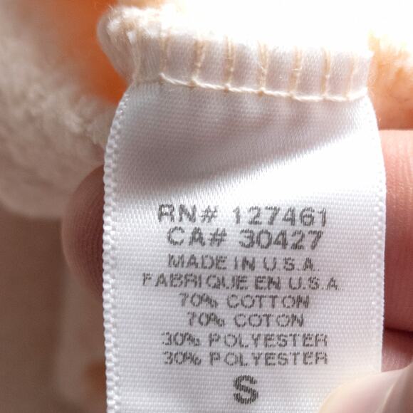 Wildfox Cropped Sweatshirt Americana Graphic Cream Size S Dreamy - Picture 8 of 11